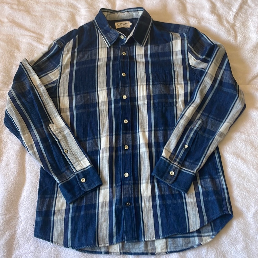 Taylor Stitch The California in Indigo Plaid